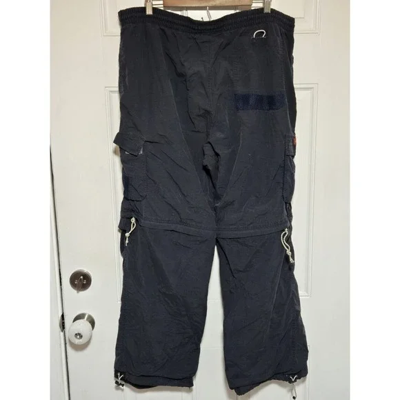 Vtg Abercrombie & Fitch Pants Mens Large‎ Baggy Cargo Snowboard Ski Track - Picture 3 of 4